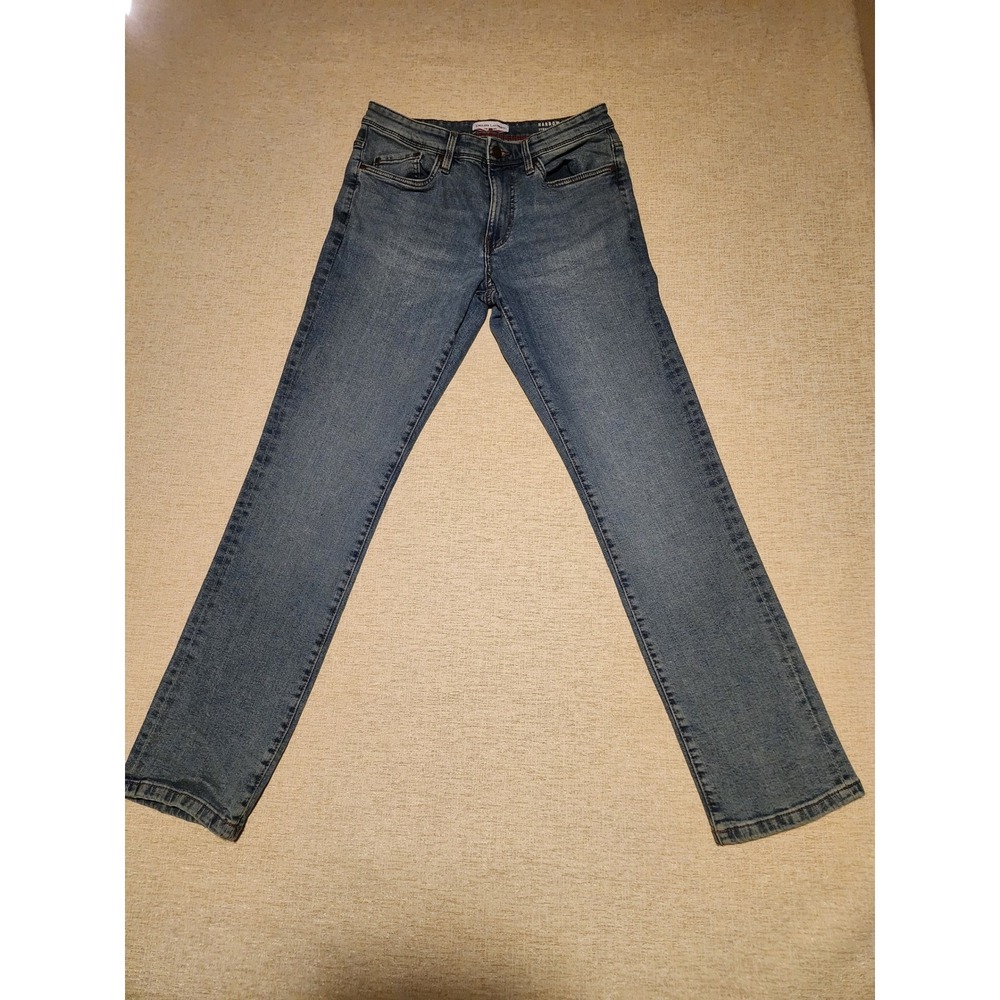 English Laundry Harrow Jeans Mens 30x32 Blue Medium Wash Straight Fit Stretch